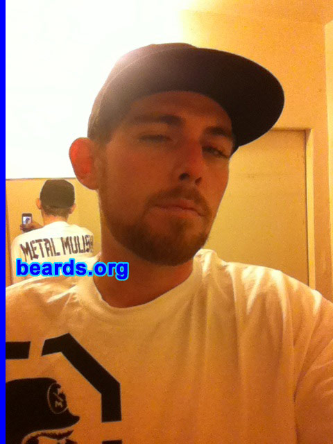 Justin M.
Bearded since: 2012. I am a dedicated, permanent beard grower.

Comments:
Why did I grow my beard? My workplace finally allowed closely-trimmed and well-groomed facial hair.

How do I feel about my beard? I wish I was allowed to have it bushier. Gingerbeard for life!
Keywords: full_beard