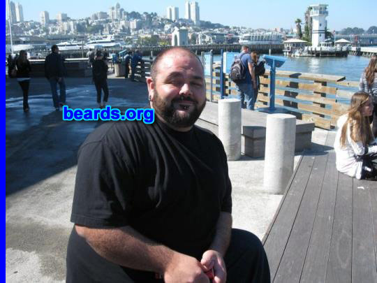 Jess
Bearded since: 2010. I am a dedicated, permanent beard grower.

Comments:
Why did I grow my beard?  I grew my beard to see how I looked.  I liked it.  So it is on my face for good.

How do I feel about my beard?  I love it.  Just wish it were longer.
Keywords: full_beard
