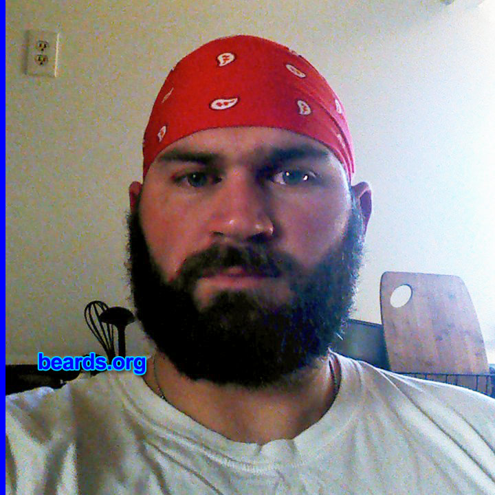 Jason M.
Bearded since: 2012. I am an experimental beard grower.

Comments:
Why did I grow my beard? I always have had facial hair.  Now I just decided to let it grow. I am going to let it grow for one year.

How do I feel about my beard? I like it.  Wish hair were straighter.
Keywords: full_beard