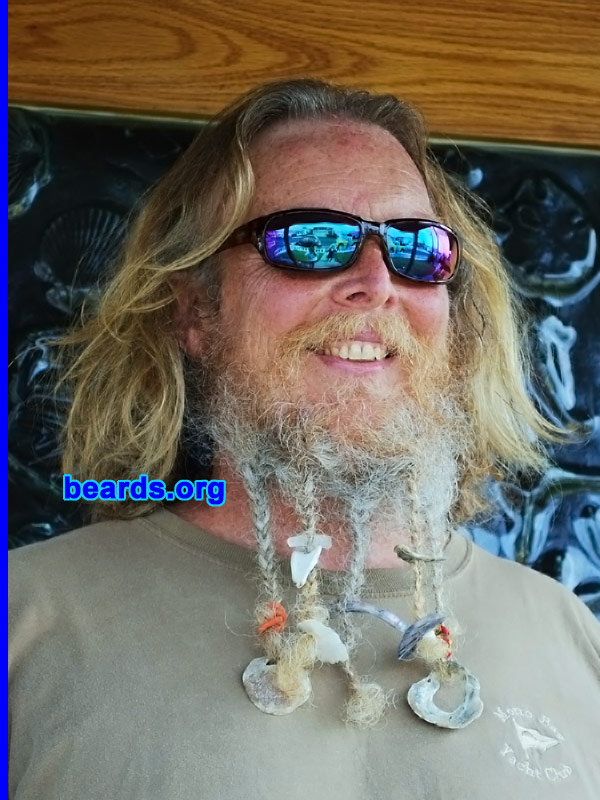 Larry E.
Bearded since: 1975.  I am a dedicated, permanent beard grower.

Comments:
I grew my beard because it was there.

How do I feel about my beard? Thin on top, like my head.
Keywords: full_beard