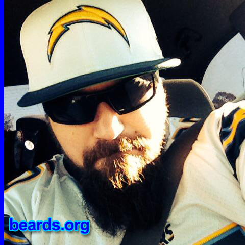 Leland
Bearded since: 2013. I am an experimental beard grower.

Comments:
Why did I grow my beard? I wanted to be a part of something that not all men can do and not only that, but I wanted to add to fight of beard acceptance in an office environment.

How do I feel about my beard? I love having my beard. I'm in my late twenties and I will probably not get much more maturity out of my beard though I wish I could get a fuller look on my cheek growth.
