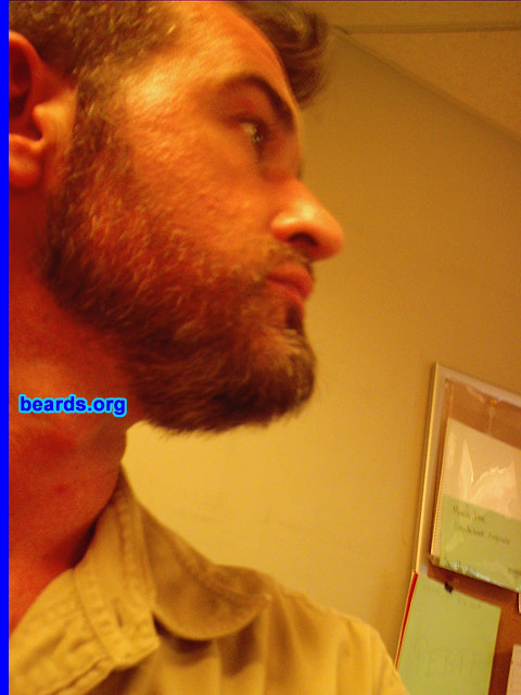 Michael
Bearded since: 1990. I am an experimental beard grower.

Comments:
Actually, it just grew itself...

How do I feel about my beard? I love having it. It's like a pet.
Keywords: full_beard