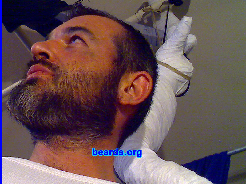 Michael
Bearded since: 1990. I am an experimental beard grower.

Comments:
Actually, it just grew itself...

How do I feel about my beard? I love having it. It's like a pet.
Keywords: full_beard