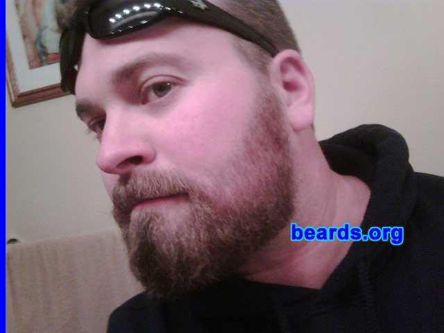 Mike T.
Bearded since: 2009.  I am an occasional or seasonal beard grower.

Comments:
Growing a mustache with goatee has always been easy. But growing a full beard that has challenged me more emotionally then I expected. I never realized so many people, even myself, look up to those with a less than full-bearded face and look down to those with those who had -- all the while not understanding why. It should not be and trying to grow a full beard and maintaining it has been a maturing event for myself. If I can grow my full beard and love myself with it enough -- I can overcome the hardships in life. (I know that sounds cheesy.)

How do I feel about my beard? Love-Hate relationship. Sometimes I don't like what I see with the beard and shortly after I shave it I miss it and want it back. I have resulted to hiding the beard trimmers in order to allow my facial hair to grow longer (I have learned I am unable to leave it alone and not pick/trim it every time I look in the mirror). It is hard to stand against the grain of American society and stay unshaven. I fully respect the men here on this site for being able to -- they are an inspiration for others.
Keywords: full_beard