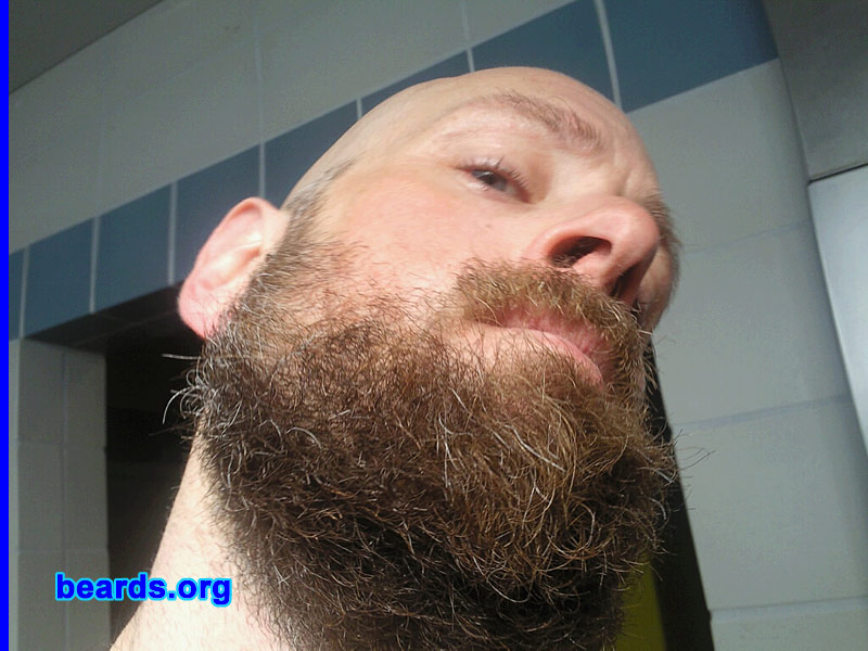 Matt
Bearded since: 1993. I am a dedicated, permanent beard grower.

Comments:
I've had many different styles which I have received all kinds of attention, mostly good, some negative, but oh well! Am a permanent beard grower, the longer the better! I am bummed it's going gray. Wish it were higher on my face, but love it anyway! A beard represents true manhood!
Keywords: full_beard