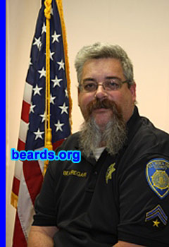 Marc B.
Bearded since: 1990.  I am a dedicated, permanent beard grower.

Comments:
Once I ETS'ed out of the military, I started to grow my man hair! It used to be copper red.  But with age, it is now salt and red pepper.

How do I feel about my beard? I have had jobs in which I had to be clean shaven. I now work for a very liberal institution that allows me to grow it...yeah!
