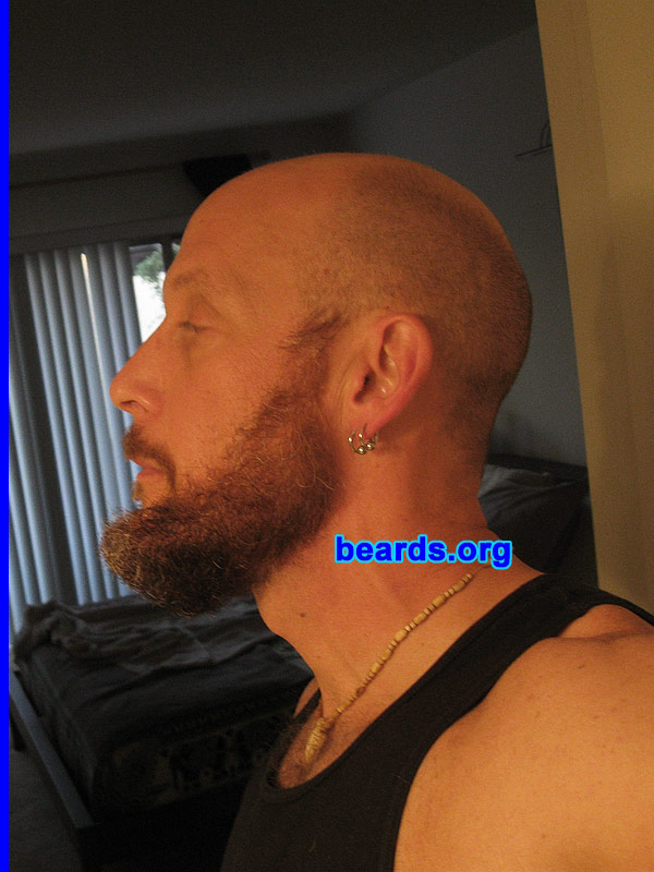 Mark
Bearded since: 2009.  I am a dedicated, permanent beard grower.

Comments:
Experimented for numerous years.  Finally decided to become a permanent beard grower. My current gig allowed the opportunity to let it grow as long as I wanted. I like it a lot, even though I receive mixed reactions about it.

How do I feel about my beard?  Makes me feel mature and masculine. It's just another part of being a man.
Keywords: full_beard