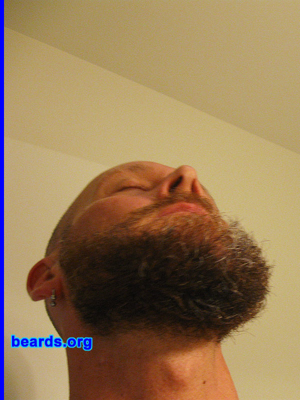 Mark
Bearded since: 2009.  I am a dedicated, permanent beard grower.

Comments:
Experimented for numerous years.  Finally decided to become a permanent beard grower. My current gig allowed the opportunity to let it grow as long as I wanted. I like it a lot, even though I receive mixed reactions about it.

How do I feel about my beard?  Makes me feel mature and masculine. It's just another part of being a man.
Keywords: full_beard