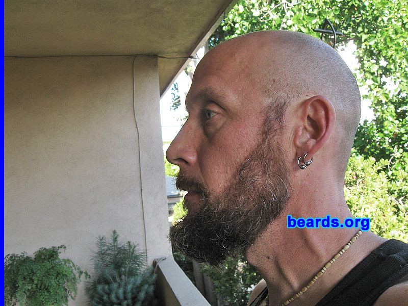 Mark
Bearded since: 2009.  I am a dedicated, permanent beard grower.

Comments:
Experimented for numerous years.  Finally decided to become a permanent beard grower. My current gig allowed the opportunity to let it grow as long as I wanted. I like it a lot, even though I receive mixed reactions about it.

How do I feel about my beard?  Makes me feel mature and masculine. It's just another part of being a man.
Keywords: full_beard