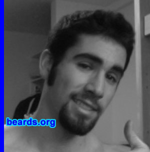 Matt M.
Comments:
I grew my beard for manliness.

How do I feel about my beard?  Feels good, man.
Keywords: goatee_mustache