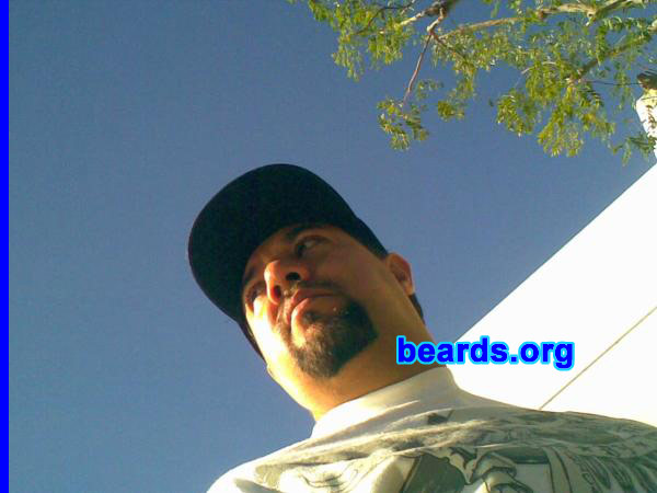 Martin L.
Bearded since: 2009.  I am an experimental beard grower.

Comments:
I grew my beard because I like how it looks.

How do I feel about my beard?  Great.
Keywords: goatee_mustache