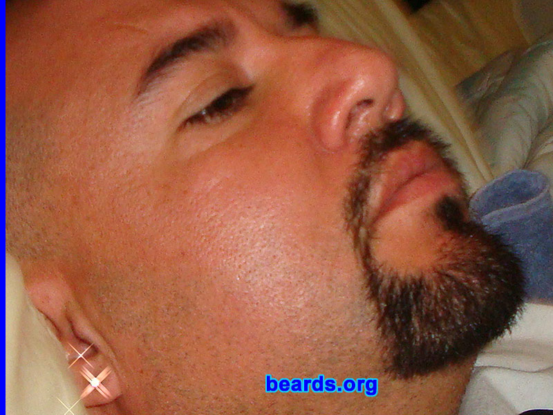 Martin L.
Bearded since: 2009. I am an experimental beard grower.

Comments:
I grew my beard because I like how it looks.

How do I feel about my beard? Great. 
Keywords: goatee_mustache