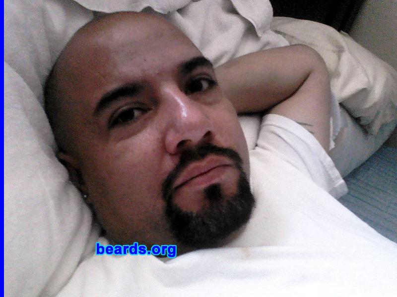 Martin L.
Bearded since: 2009. I am an experimental beard grower.

Comments:
I grew my beard because I like how it looks.

How do I feel about my beard? Great. 
Keywords: goatee_mustache