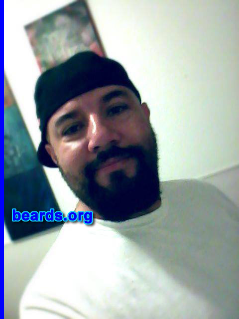 Bearded since:  October 2013. I am a dedicated, permanent beard grower.

Comments:
Why did I grow my beard? I feel good.

How do I feel about my beard? Proud.
Keywords: goatee_mustache