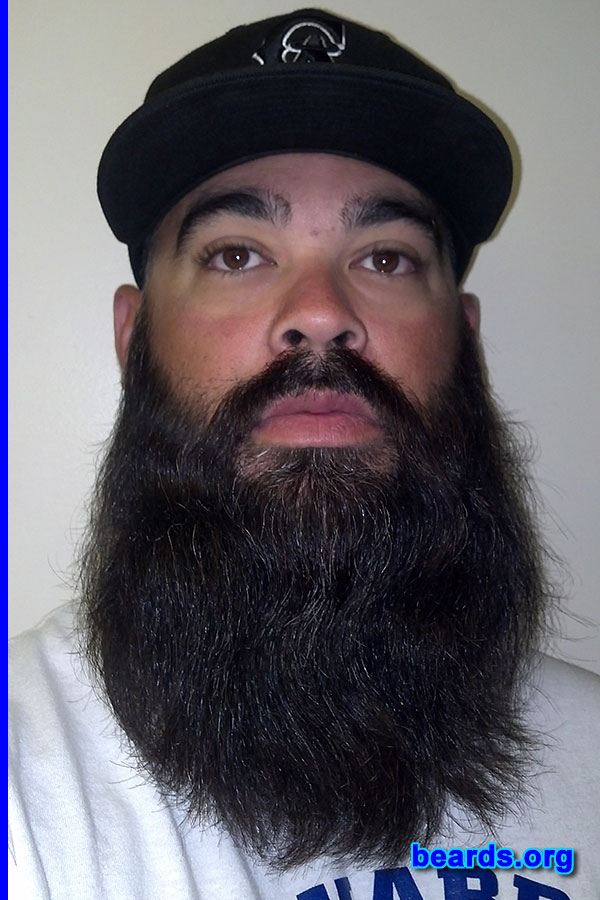 Matt G.
Bearded since: 2012. I am a dedicated, permanent beard grower.

Comments:
Why did I grow my beard? I Grew my beard because That's what a man should do.

How do I feel about my beard/ I feel confident about my beard.
Keywords: full_beard