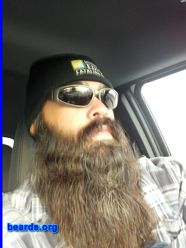 Matt G.
Bearded since: 2012. I am a dedicated, permanent beard grower.

Comments:
Why did I grow my beard? I Grew my beard because That's what a man should do.

How do I feel about my beard/ I feel confident about my beard. 
Keywords: full_beard