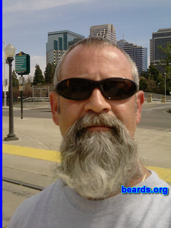 Mark
I am a dedicated, permanent beard grower.

Comments:
Why did I grow my beard? Because I can!

How do I feel about my beard? Wouldn't leave home without it!
Keywords: goatee_mustache