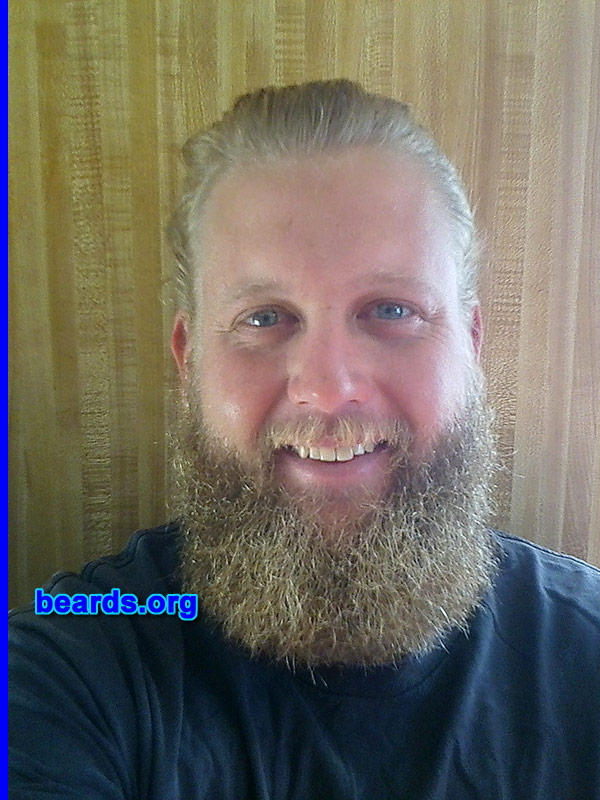 Matt
Bearded since: 2009. I am a dedicated, permanent beard grower.

Comments:
Why did I grow my beard? I like the look and not into having to shave.

How do I feel about my beard? I love my beard.
Keywords: full_beard
