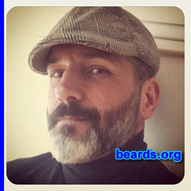Michael
Bearded since: 2001. I am a dedicated, permanent beard grower.

Comments:
Why did I grow my beard? Because I am a pogonophile.

How do I feel about my beard? My mustache is naturally black, the chin all white.  It just turned out that way! Sometimes I let the sides grow longer.  Sometimes I buzz them short, depending on my mood.
Keywords: full_beard