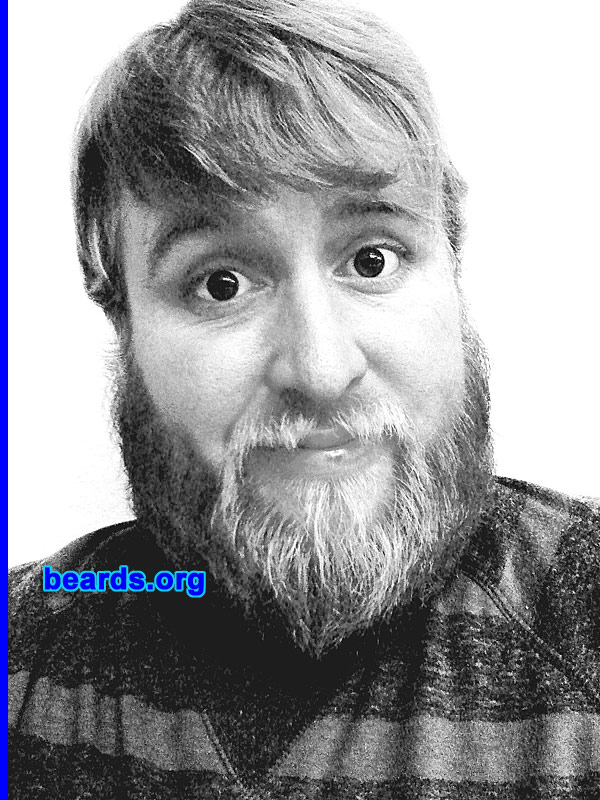 Nick M.
Bearded since: 2009.  I am an experimental beard grower.

Comments:
It started as a St. Patty's Day chin strap and turned into a pet project.

How do I feel about my beard? Who needs a lady around when you got a beard!
Keywords: full_beard