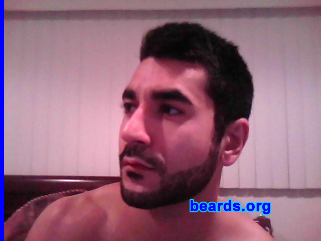 Nima
Bearded since: 2011. I am an occasional or seasonal beard grower.

Comments:
Why did I grow my beard? No better way to distinguish yourself as a man.

How do I feel about my beard? Love it.  Shaved recently and grew it back right away.  Didn't enjoy being beardless.
Keywords: full_beard