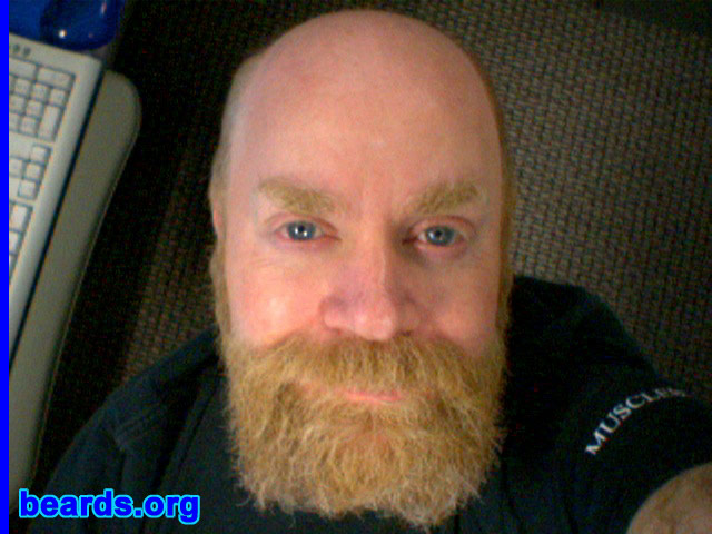 Paul
Bearded since: 1980.  I am a dedicated, permanent beard grower.

Comments:
I grew my beard to cover my multitude of chins.

It is very thick / dense. I can't let it get too long or it starts to hurt when I sleep on it.
Keywords: full_beard