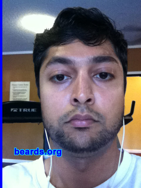 Pinak V.
Bearded since: 2011. I am an experimental beard grower.

Comments:
I grew my beard to experiment, to see how it looks!!

How do I feel about my beard?  Very good.
Keywords: stubble full_beard