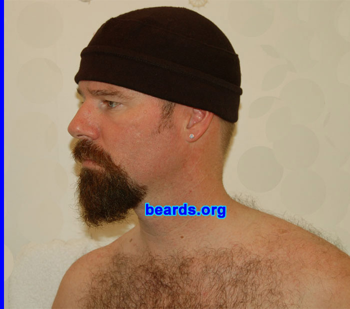 Russell
Bearded since: 1980. I am a dedicated, permanent beard grower.

Comments:
I grew my beard because beards are so male and I wanted to celebrate my masculinity.

How do I feel about my beard? Always looking for ways to make it different.
Keywords: goatee_mustache