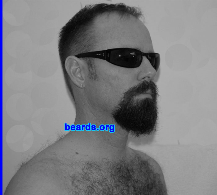 Russell
Bearded since: 1980. I am a dedicated, permanent beard grower.

Comments:
I grew my beard because beards are so male and I wanted to celebrate my masculinity.

How do I feel about my beard? Always looking for ways to make it different.
Keywords: goatee_mustache