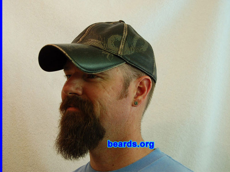 Russell
Bearded since: 1980. I am a dedicated, permanent beard grower.

Comments:
I grew my beard because beards are so male and I wanted to celebrate my masculinity.

How do I feel about my beard? Always looking for ways to make it different.
Keywords: goatee_mustache