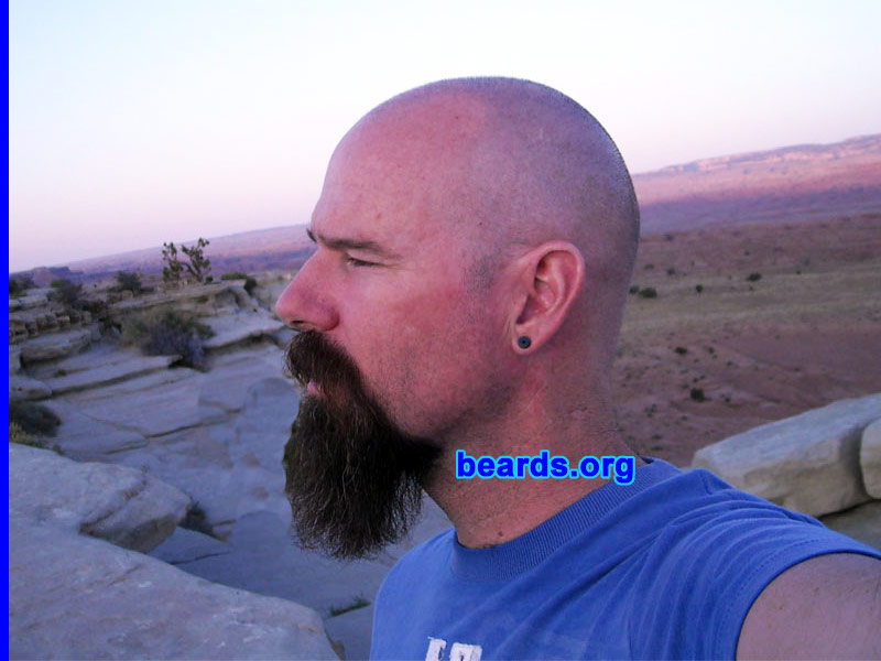 Russell
Bearded since: 1980. I am a dedicated, permanent beard grower.

Comments:
I grew my beard because beards are so male and I wanted to celebrate my masculinity.

How do I feel about my beard? I feel more confident with a beard! I can't see myself without one as I get older. 
Keywords: goatee_mustache