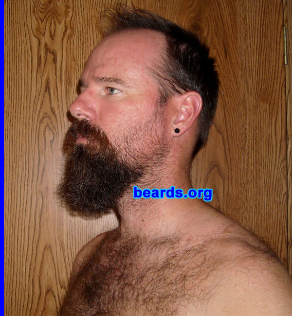 Russell
Bearded since: 1980. I am a dedicated, permanent beard grower.

Comments:
I grew my beard because beards are so male and I wanted to celebrate my masculinity.

How do I feel about my beard? I feel more confident with a beard! I can't see myself without one as I get older. 
Keywords: goatee_mustache