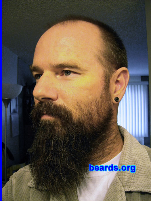 Russell
Bearded since: 1980.  I am a dedicated, permanent beard grower.

Comments:
I grew my beard because I like to change it up.

How do I feel about my beard? I feel more confident with my bearded face.
Keywords: full_beard