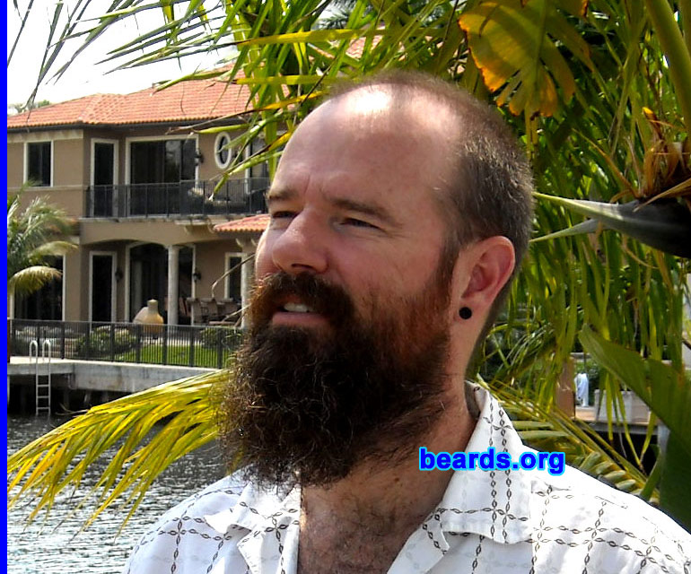 Russell
Bearded since: 1980.  I am a dedicated, permanent beard grower.

Comments:
I grew my beard because I like to change it up.

How do I feel about my beard? I feel more confident with my bearded face.
Keywords: full_beard
