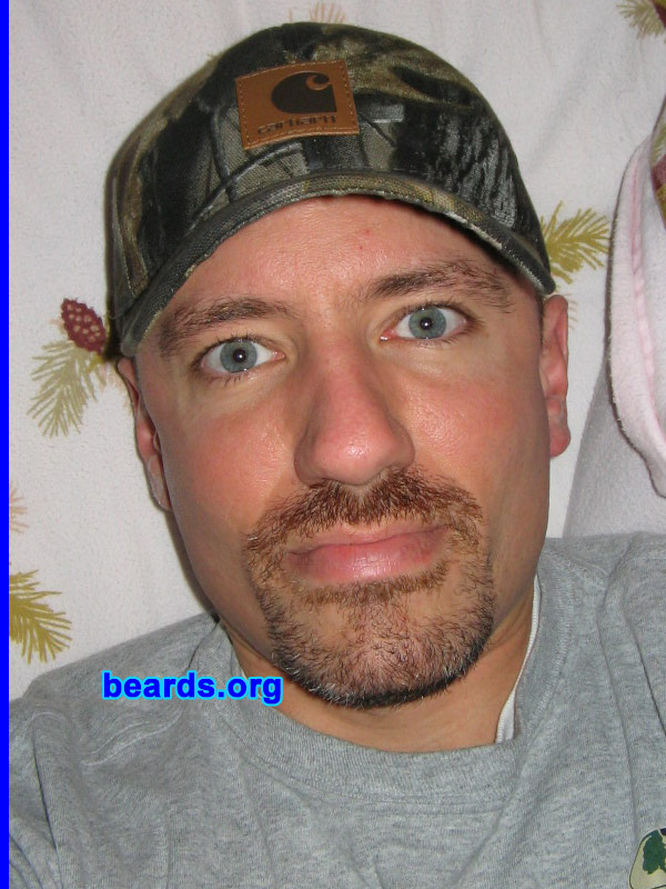 Rob
Bearded since: 2003.  I am a dedicated, permanent beard grower.

Comments:
I grew my beard because I like the look.

How do I feel about my beard?  "Perty" good...
Keywords: goatee_mustache