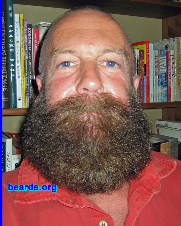 Randall
Bearded since: 2009. I am a dedicated, permanent beard grower.

Comments:
I grew my beard because my job finally permitted it. I like having a beard, but have been prohibited by my jobs for most of my life.

How do I feel about my beard? I like it! Others either love it or hate it. There doesn't seem to be much middle ground on the opinions. 
Keywords: full_beard