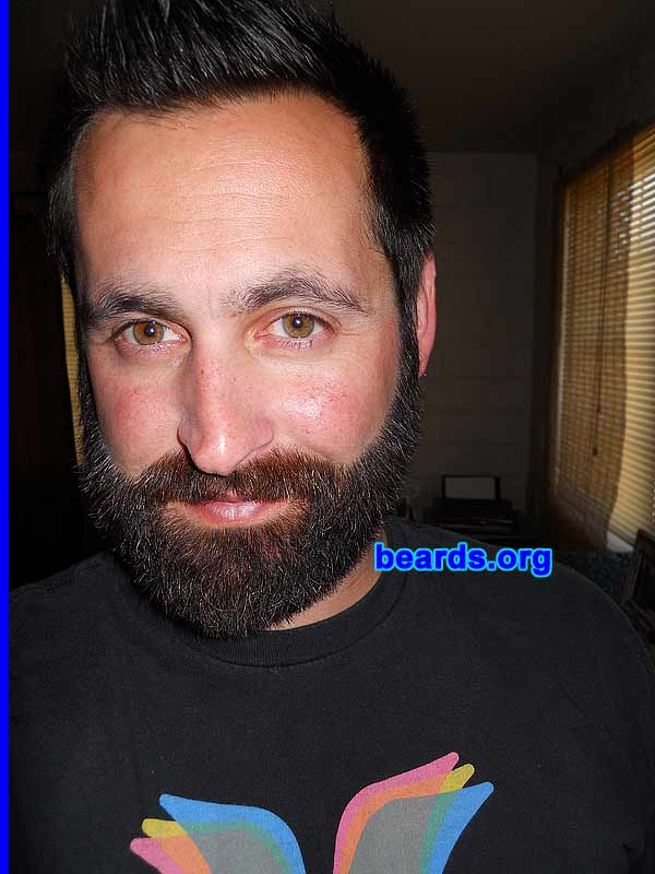 Ryan
Bearded since: 1998. I am an occasional or seasonal beard grower.

Comments:
I have had some type of beard since I was around seventeen.  However, I never had a full beard.  So I gave it a shot.

How do I feel about my beard? I like it. It fills in pretty well and has a lot of different colors, including quite a bit of gray already!
Keywords: full_beard