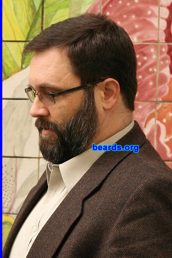 Roland
Bearded since: 2001. I am an occasional or seasonal beard grower.

Comments:
I've worn a goatee and mustache for eleven years and a full beard each year during winter, usually mid October to March or April. This year I decided to let it grow longer.

How do I feel about my beard? I have been proud of it, though never certain that it is groomed properly. I've found a pretty good barber who keeps it up for me now and like it much better.
Keywords: full_beard