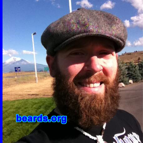 Ryan N.
Bearded since: 2009. I am an experimental beard grower.

Comments:
Why did I grow my beard? I love the feeling of having a beard, both physically and mentally. It's just outright manly. I get bored sometimes with how I look. So I love changing the way my facial hair looks. Usually, I'll just keep a fu manchu mustache, combined with a long goatee. But occasionally, I'll just let it all grow out. I love the feeling of growing a beard. You feel just that much manlier. Plus, shaving is a real hassle. My wife would constantly tell me to clean up the mess I left in the bathroom after shaving. Also, I just read that growing a beard helps keep your skin younger and healthier; especially with blocking it from direct sunlight, which there is plenty of here in SoCal.

How do I feel about my beard? I love it!  I'm mostly satisfied with my beard. I wish it were thicker, and softer, but I'm not going to complain. Some men can't even grow a beard, which is sad for any guy. 
Keywords: full_beard