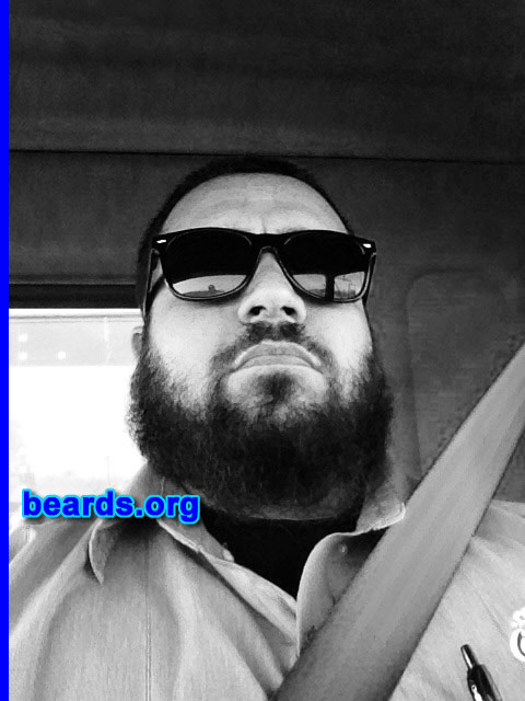 RJD
Bearded since: September 2013. I am a dedicated, permanent beard grower.

Comments:
Why did I grow my beard? I decided to grow my beard because my employer told me that I couldn't!

How do I feel about my beard? I'm very pleased with it and my wife loves it!!!!
Keywords: full_beard