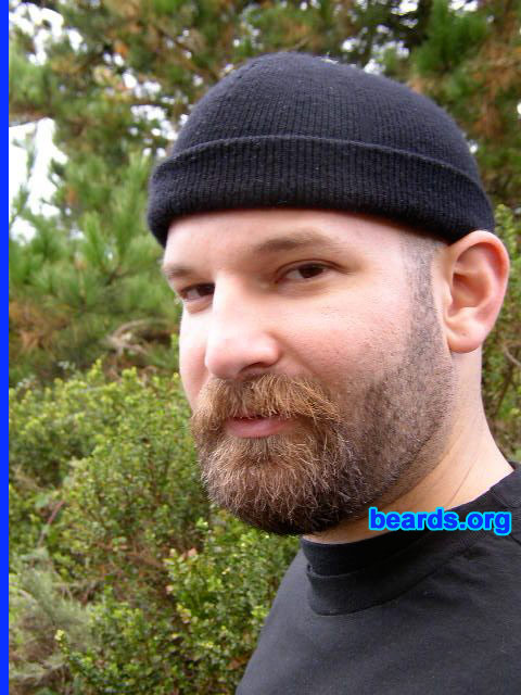 Sam Storicks
Bearded since: 2004. I am a dedicated, permanent beard grower.

Comments:
I grew my beard because I finally got out the Air Force and I could have one. I prefer the way I look with a beard.

How do I feel about my beard? I love my beard. I think it's pretty kick-@ss.
Keywords: full_beard