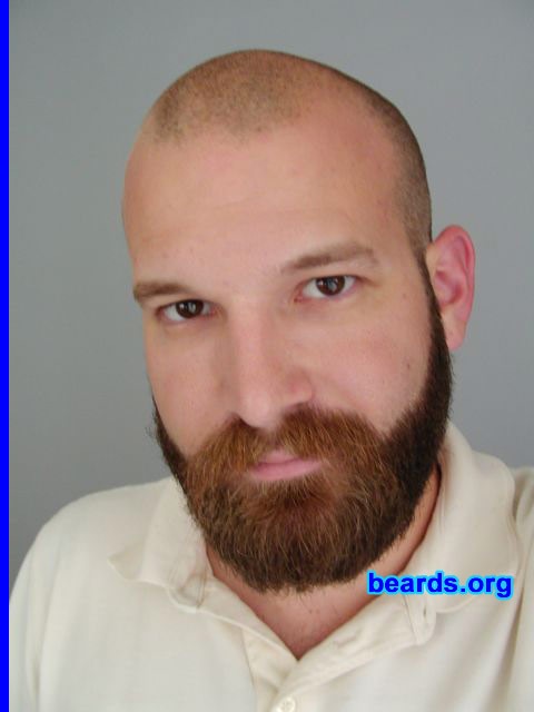 Sam Storicks
Bearded since: 2004. I am a dedicated, permanent beard grower.

Comments:
I grew my beard because I finally got out the Air Force and I could have one. I prefer the way I look with a beard.

How do I feel about my beard? I love my beard. I think it's pretty kick-@ss.
Keywords: full_beard