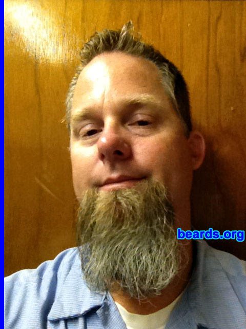 Steve
Bearded since: 2011. I am an experimental beard grower.

Comments:
I grew my beard because I wanted to try something different.

How do I feel about my beard? I like it. It takes alot of dedication to let it grow to great lengths. I'm shooting for one foot, maybe longer.
Keywords: goatee_only