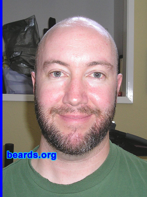 Tim
Bearded since: 2007.  I am an experimental beard grower.

Comments:
I've never grown a full beard before, just goatees, so I thought, why not go all out?  After I started growing my beard, I found this site, which inspired me to keep on growing it. Now I love it and almost everyone I know likes it too.

How do I feel about my beard?  I'm loving it. It's weird how much it changes how I look...in a good way. My wife is liking it, too, so that's a good thing. I'm only in my fourth week now (June 26, '07) and I think I can potentially grow a pretty full beard...maybe not the fullest and thickest, but pretty good.
Keywords: full_beard