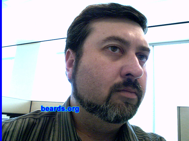 Tim
Bearded since: 1988.  I am a dedicated, permanent beard grower.

Comments:
I grew my beard to cover a weak chin.

How do I feel about my beard?  Love it. Can't imagine being clean shaven again.
Keywords: full_beard