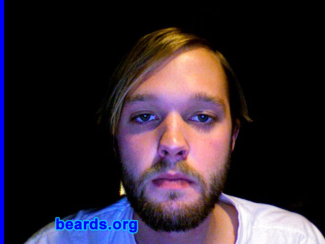 Teague
Bearded since: 2007.  I am a dedicated, permanent beard grower.

Comments:
I grew my beard because I always wanted one.  It finally began getting thick enough after the end of senior year in high school.  Been growing one since then.

How do I feel about my beard?  Excellent.
Keywords: full_beard