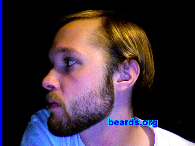 Teague
Bearded since: 2007.  I am a dedicated, permanent beard grower.

Comments:
I grew my beard because I always wanted one.  It finally began getting thick enough after the end of senior year in high school.  Been growing one since then.

How do I feel about my beard?  Excellent.
Keywords: full_beard