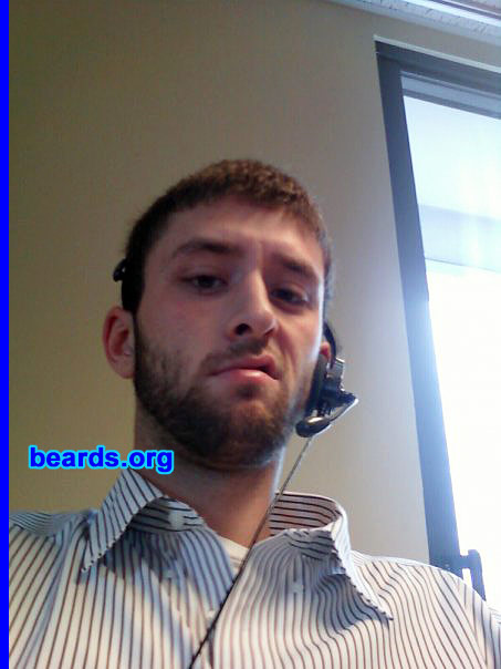 Travis
Bearded since: 2009.  I am an experimental beard grower.

Comments:
I grew my beard because I'm rough 'n' rugged.

How do I feel about my beard?  I feel absolutely amazing.  Greatest decision.
Keywords: full_beard