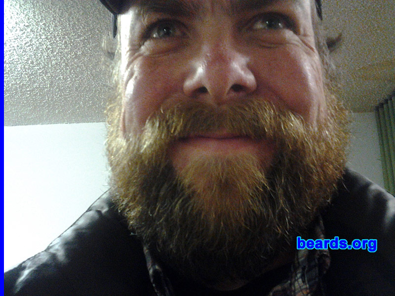 Yohn H.
Bearded since: 2000. I am an occasional or seasonal beard grower.

Comments:
I grew my beard because I love having facial hair. I wear a goetee most of the year. Around September I grow a full beard to play Santa at the school where I work.

How do I feel about my beard? I feel great, lots of comments on how thick it is.
Keywords: full_beard