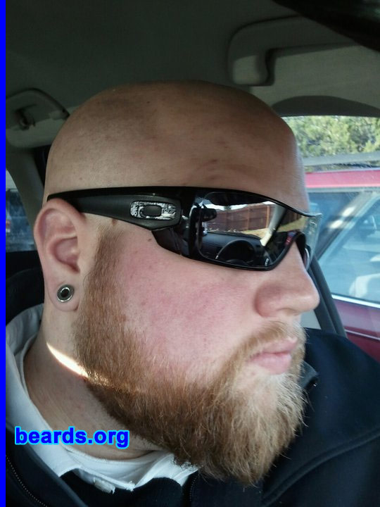Chris
Bearded since: 2000. I am a dedicated, permanent beard grower.

Comments:
I grew my beard because I love the rugged manliness a good beard conveys. I was recently re-inspired to try to grow a full beard again thanks to Brett "The Diesel" Keisel. I'm also hoping to someday become a "featured beard" on this site.

How do I feel about my beard? I love the color and I love that it's not super tight or curly. Could use some thickness in the 'stache area, though. But it's not too shabby. 
Keywords: full_beard